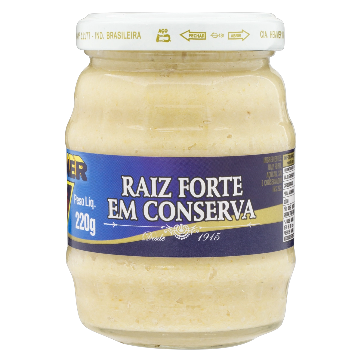 Raiz Forte Em Conserva Hemmer Vidro 200g