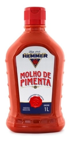 Molho De Pimenta Hemmer Squeeze 1l