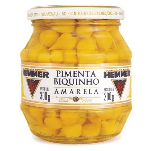 Pimenta Biquinho Amarela 300gr Hemmer