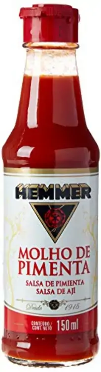 Molho De Pimenta Tradicional Hemmer Frasco 150ml