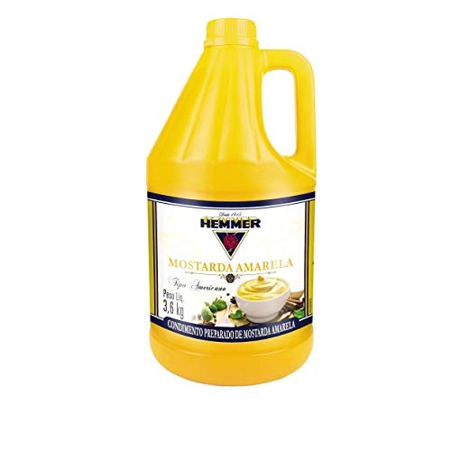 Mostarda Amarela Americana Hemmer Frasco 3,6kg