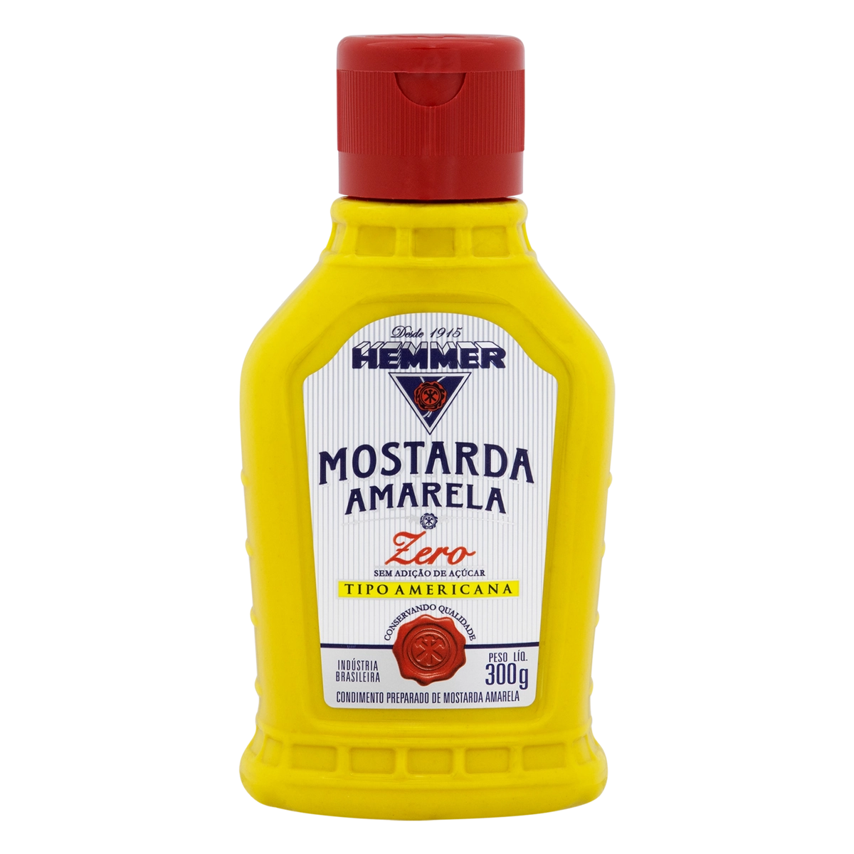 Mostarda Amarela Americana Hemmer Zero Squeeze 300g