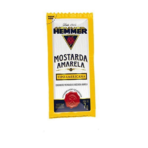 Mostarda Amarela Americana Hemmer Sachê 7g