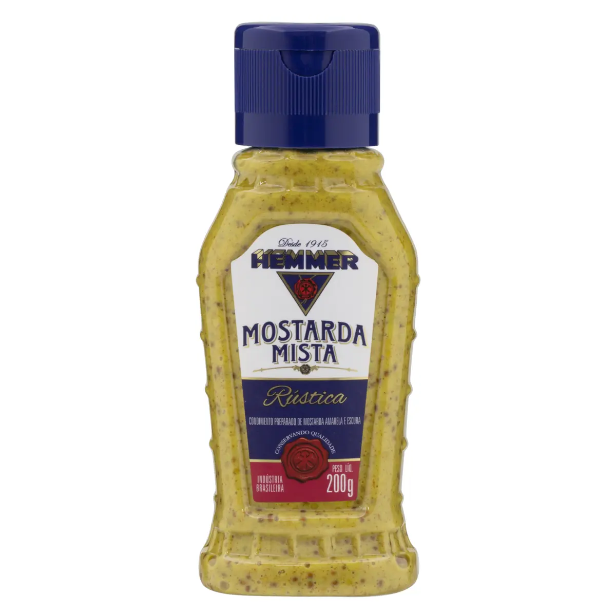 Mostarda Mista Rústica Hemmer Squeeze 200g
