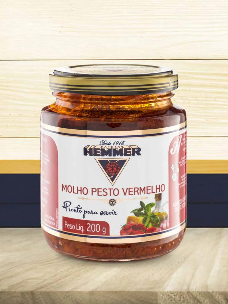 MOLHO PESTO VERMELHO
