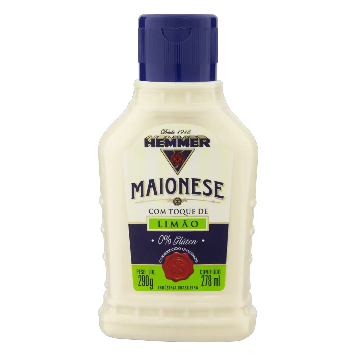 Maionese Com Toque De Limão Hemmer Squeeze 290g