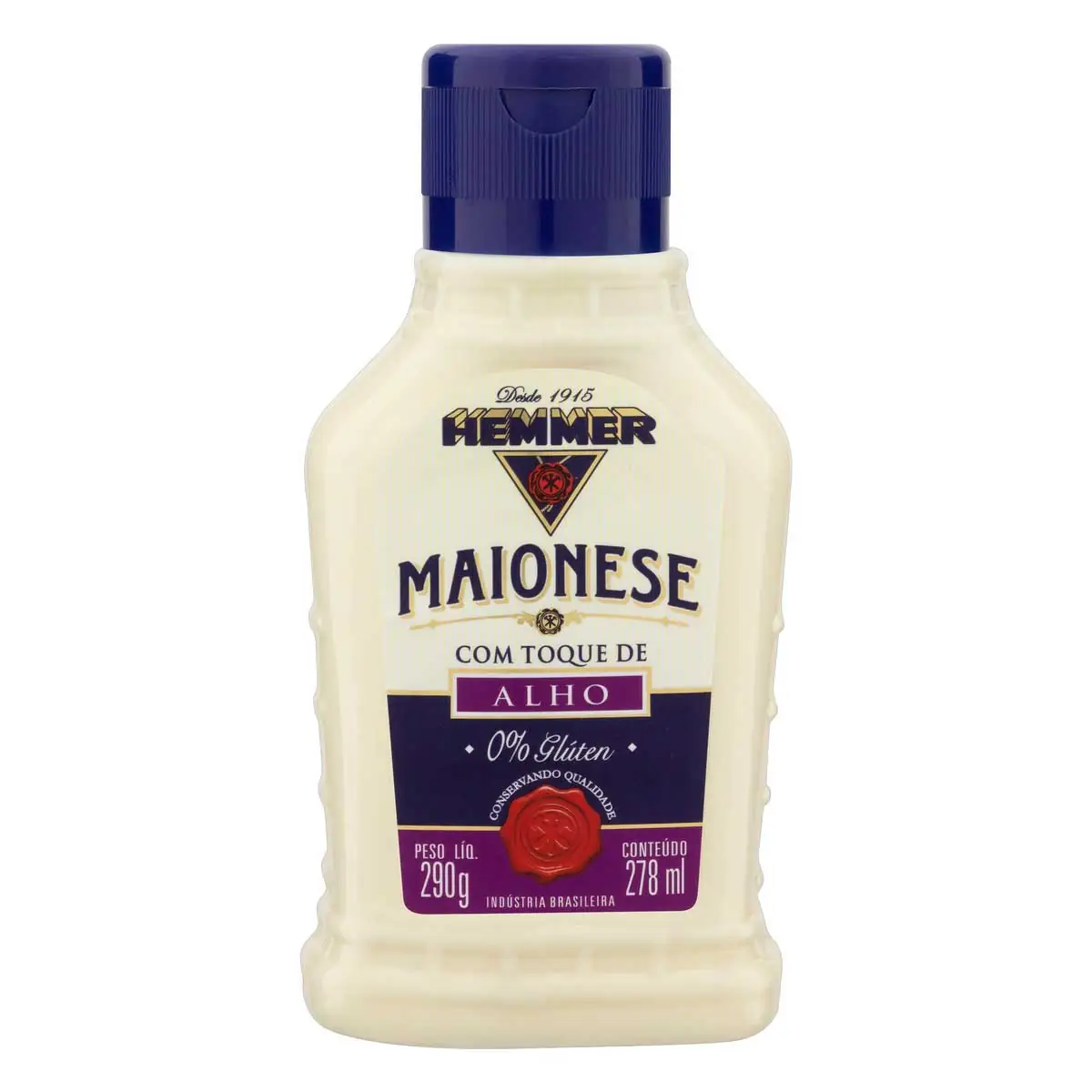 Maionese com Toque de Alho Hemmer Squeeze 290 g