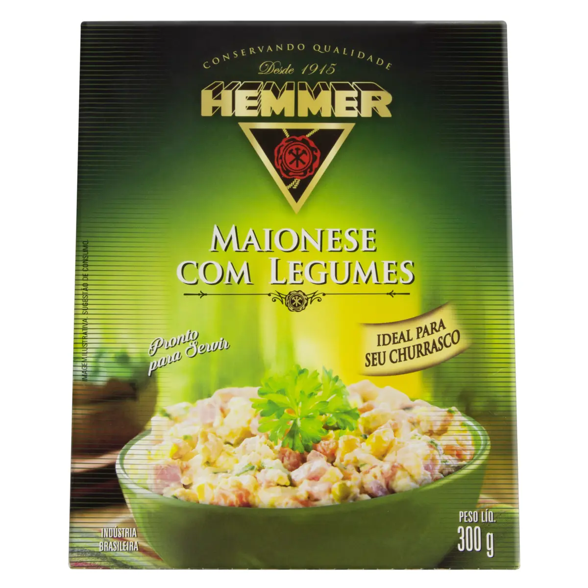 Maionese Com Legumes Hemmer Pacote 300g