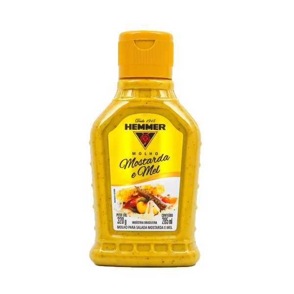 Molho Para Salada Mostarda E Mel Hemmer Squeeze 285ml