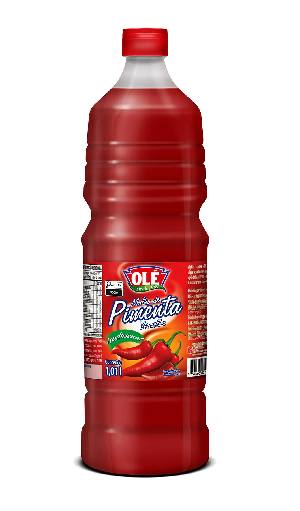 Molho Pimenta Vermelha Ole 1 01l Tradicional
