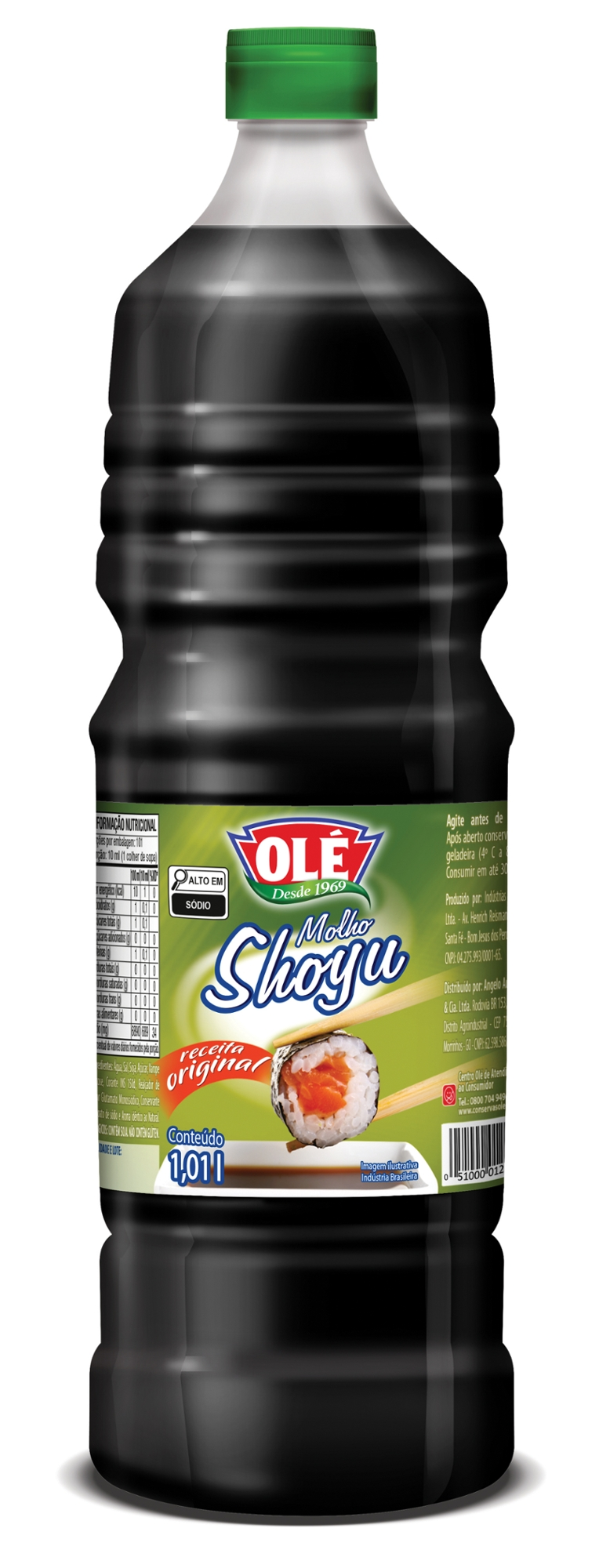Molho Shoyu Orig Ole 1,01 L