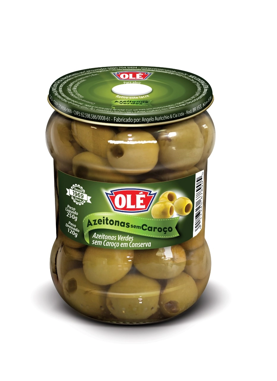 Azeitona Verde Ole S/caroço 120g