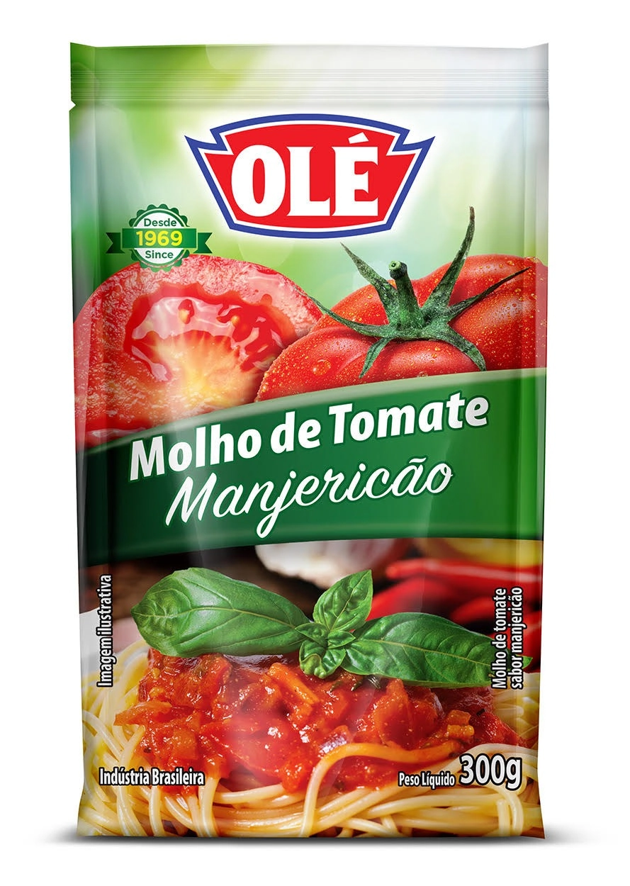 Molho Tom Ole Sache 300g Manjericao
