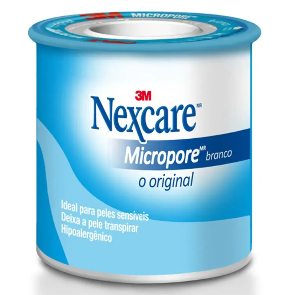Fita Micropore Branca Nexcare 25mm X 90cm