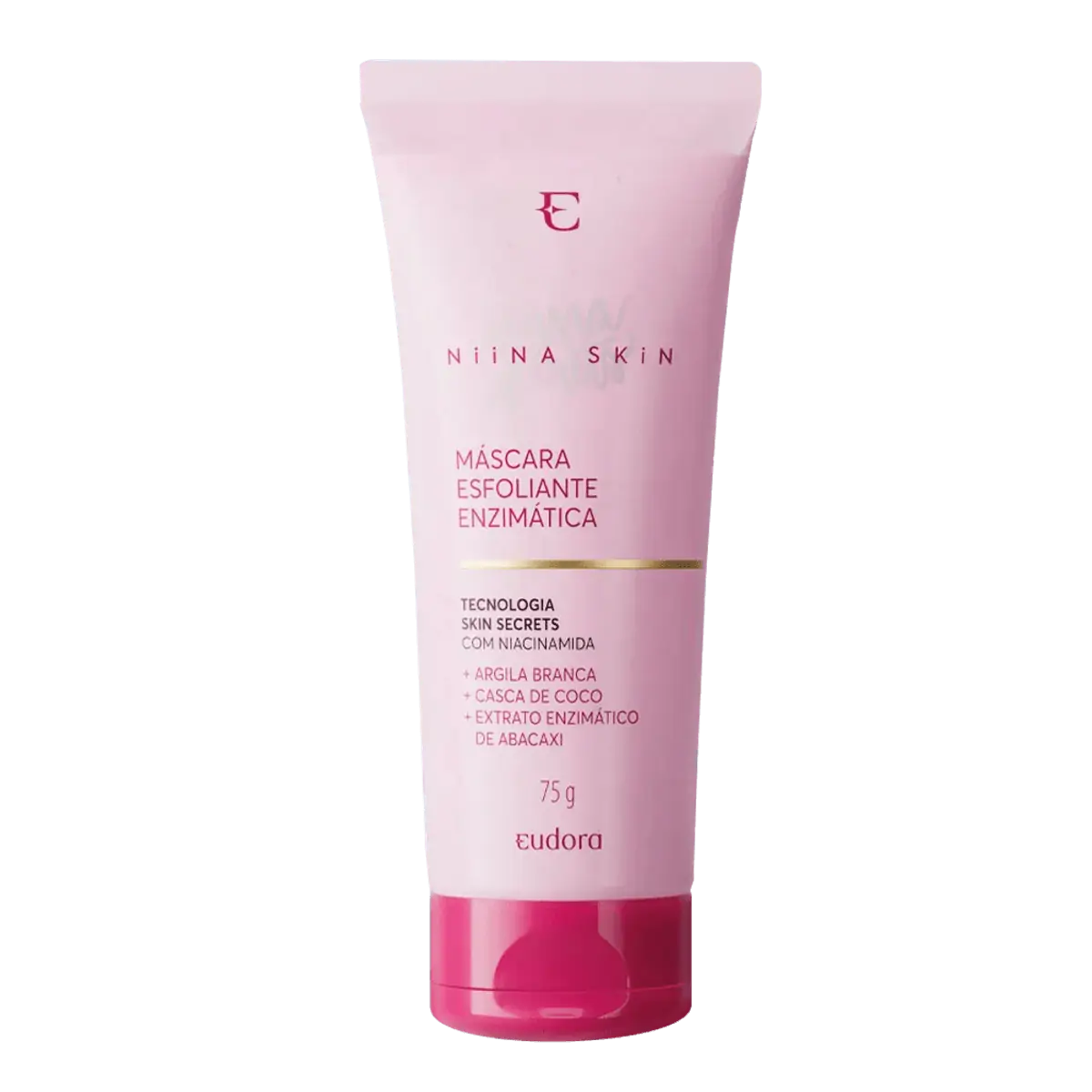 Mãscara Esfoliante Facial Enzimãtica Niina Skin Eudora 75g