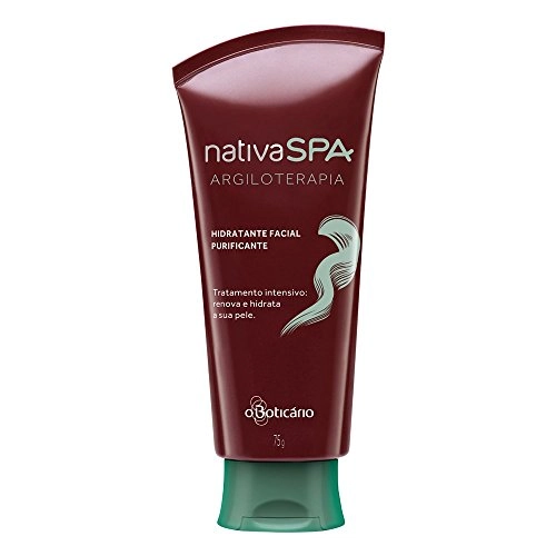 Linha Nativa Spa Boticario Creme Hidratante Facial Purificante Argiloterapia 75 Gr Boticario Nativa