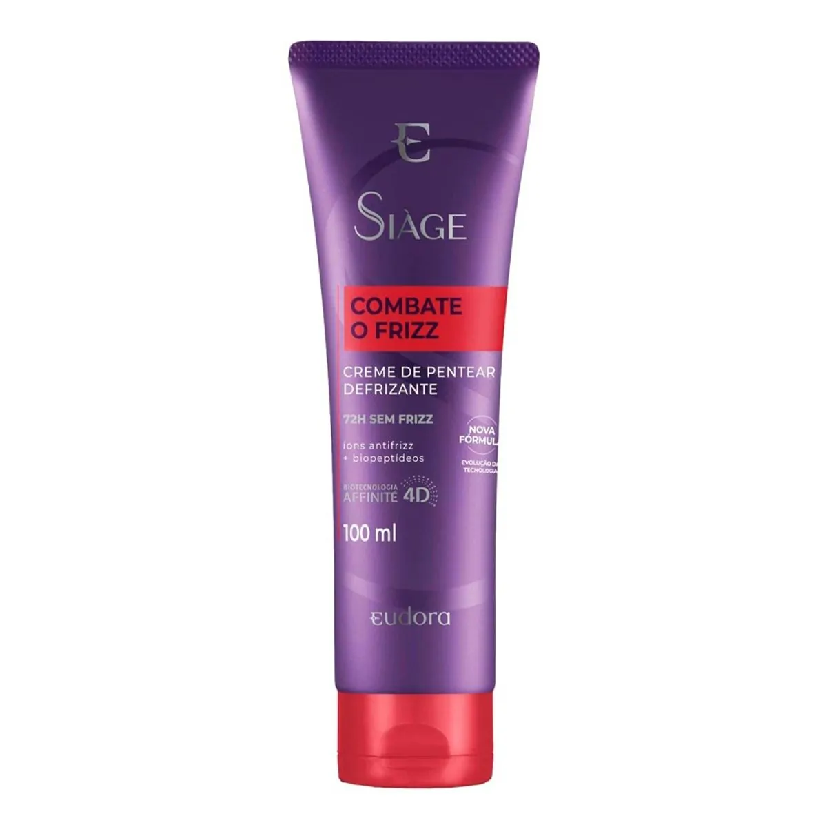 Creme Para Pentear Eudora Siàge Combate O Frizz Bisnaga 100ml