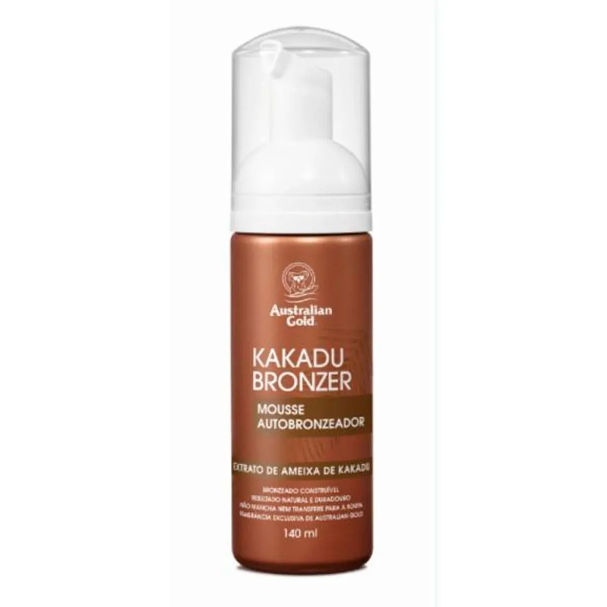 Autobronzeador Corporal Mousse Australian Gold Frasco 140ml