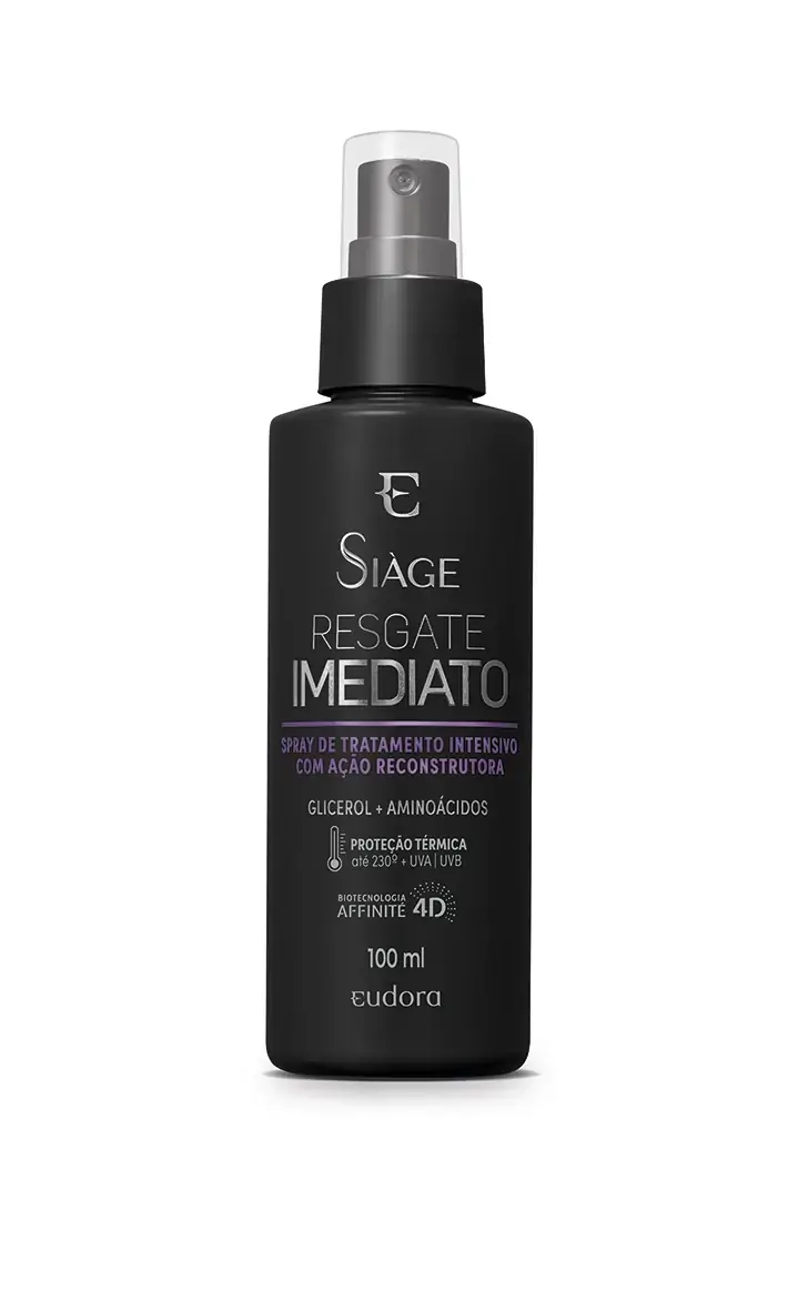 Spray De Tratamento Eudora Siàge Resgate Imediato Frasco 100ml