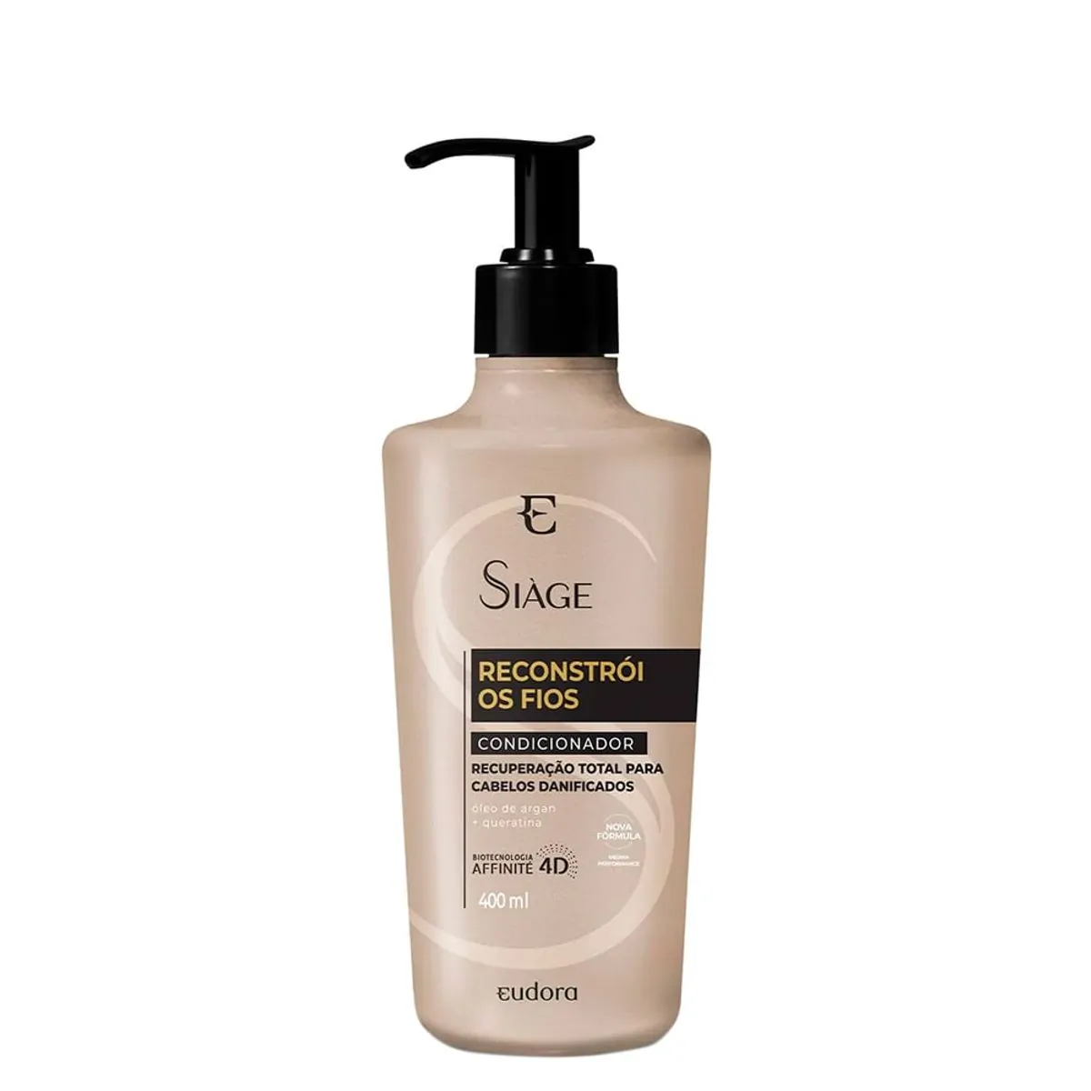 Condicionador Eudora Siàge Reconstrói Os Fios Frasco 400ml