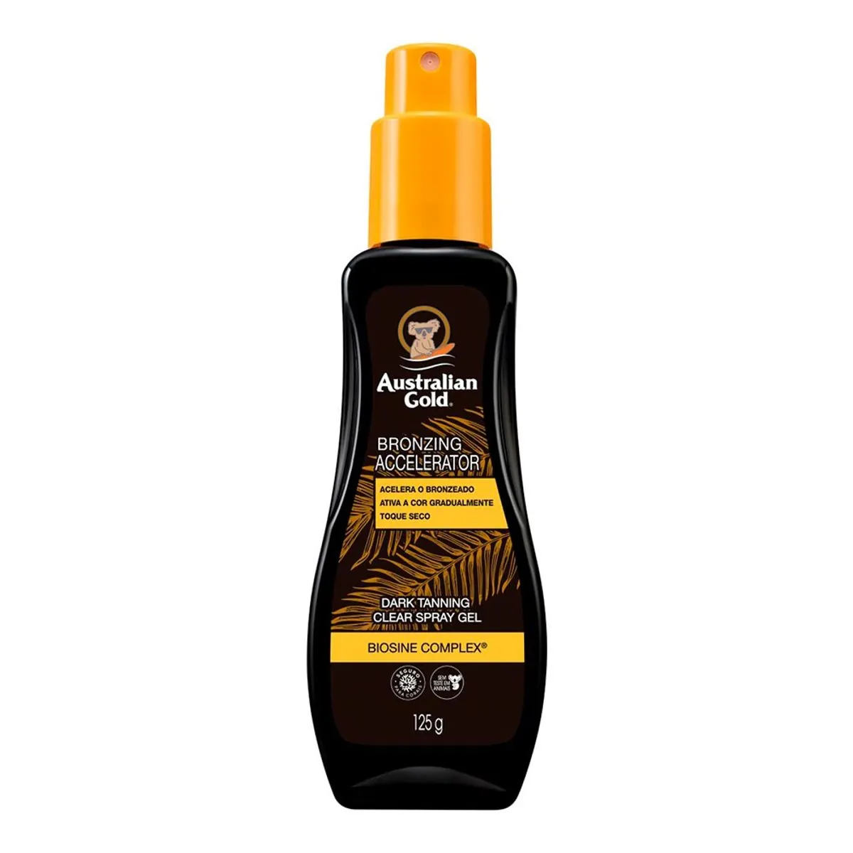 Bronzeador Gel Accelerator Australian Gold Dark Tanning Clear 125g Spray