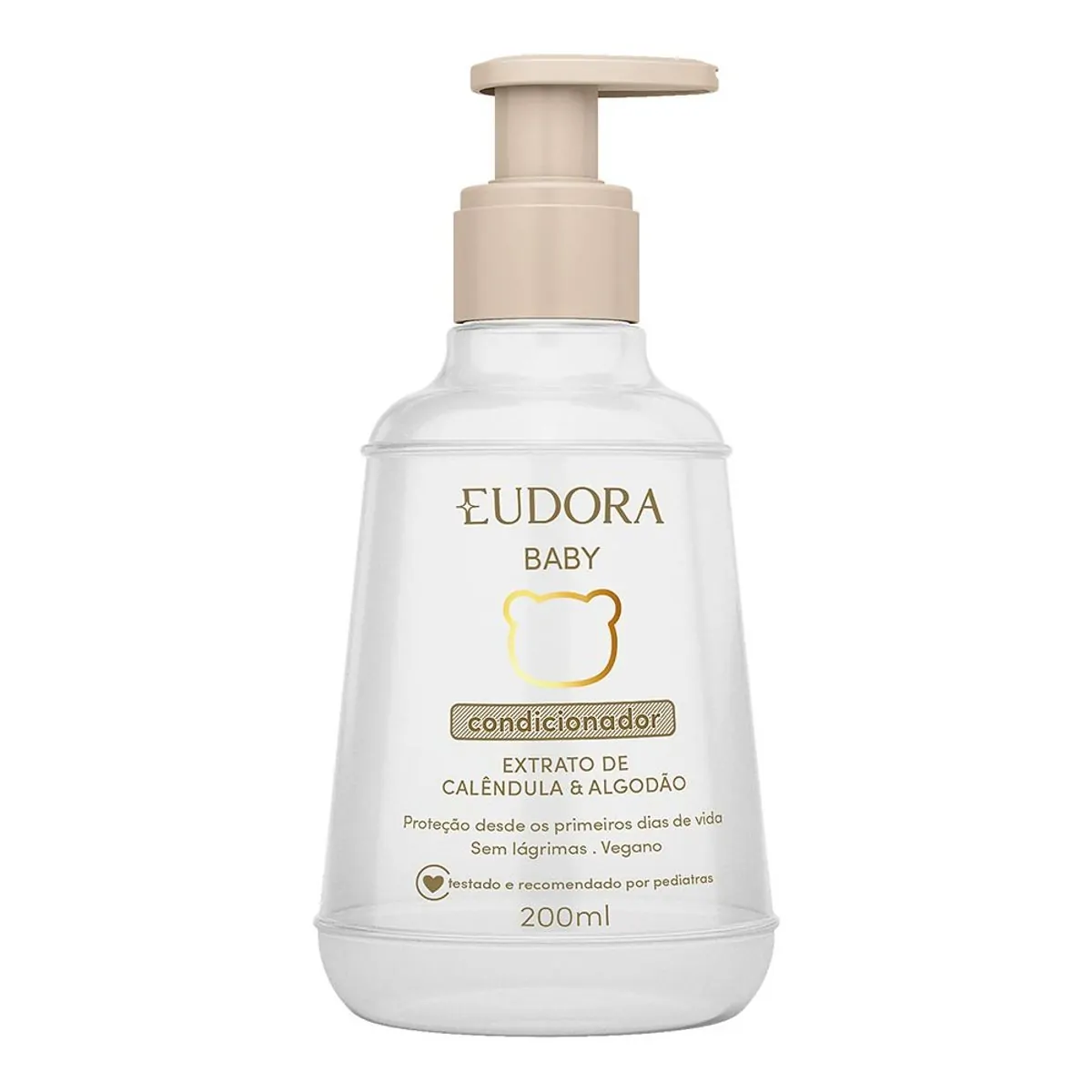 Condicionador Extrato De Calêndula E Algodão Eudora Baby Frasco 200ml