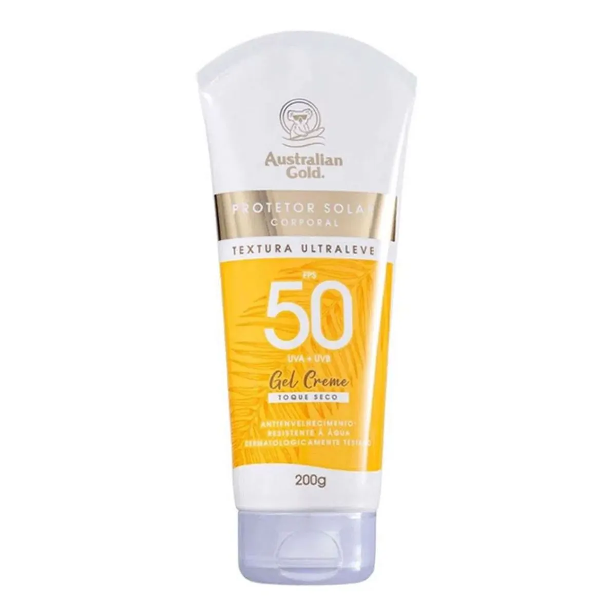 Protetor Solar Toque Seco Fps 50 Australian Gold Bisnaga 200g