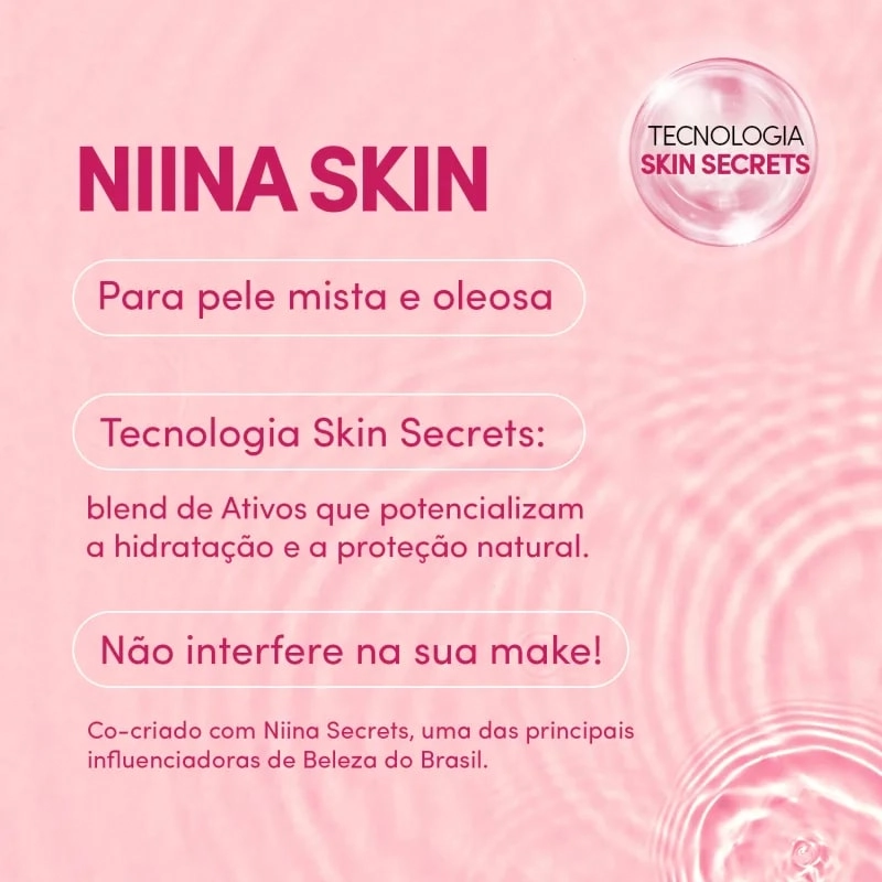 Creme Hidratante Facial Niina Secrets Niina Skin 40g