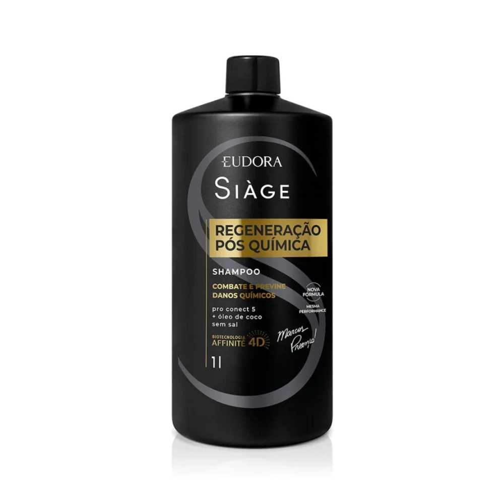Shampoo Siage Regeneracao Pos Quimica 1l