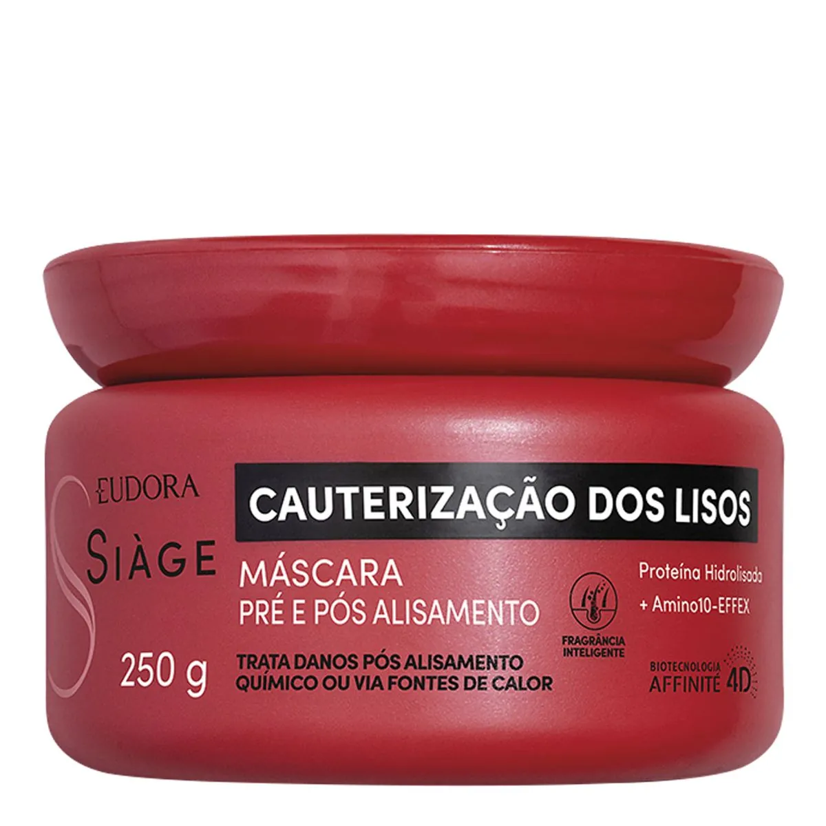 Máscara De Tratamento Eudora Siàge Cauterização Dos Lisos Pote 250g