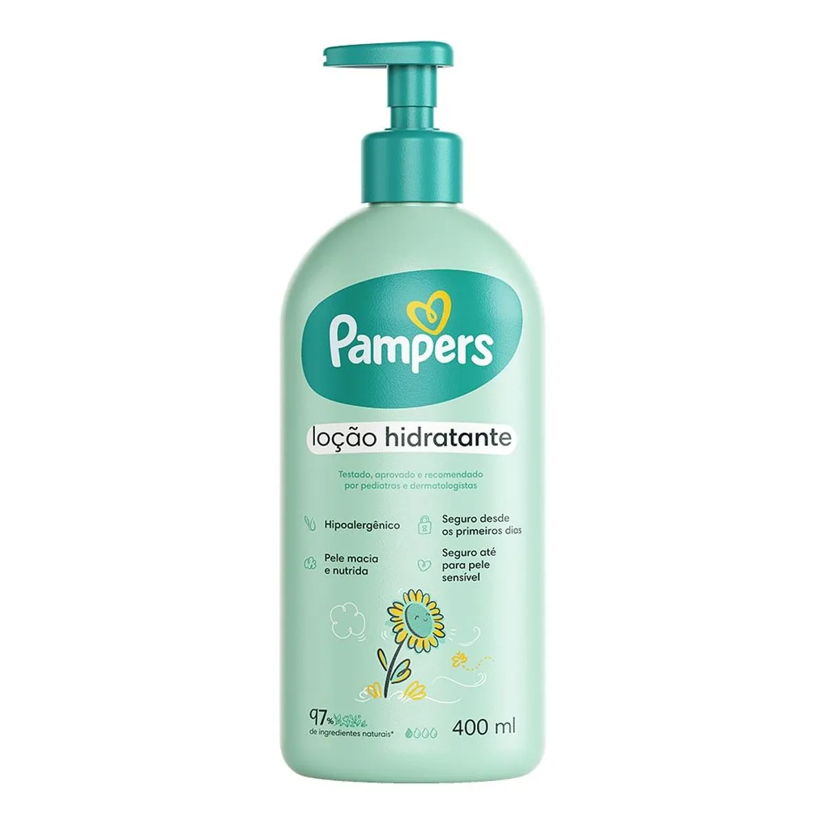 Loção Infantil Hidratante Pampers Frasco 400ml