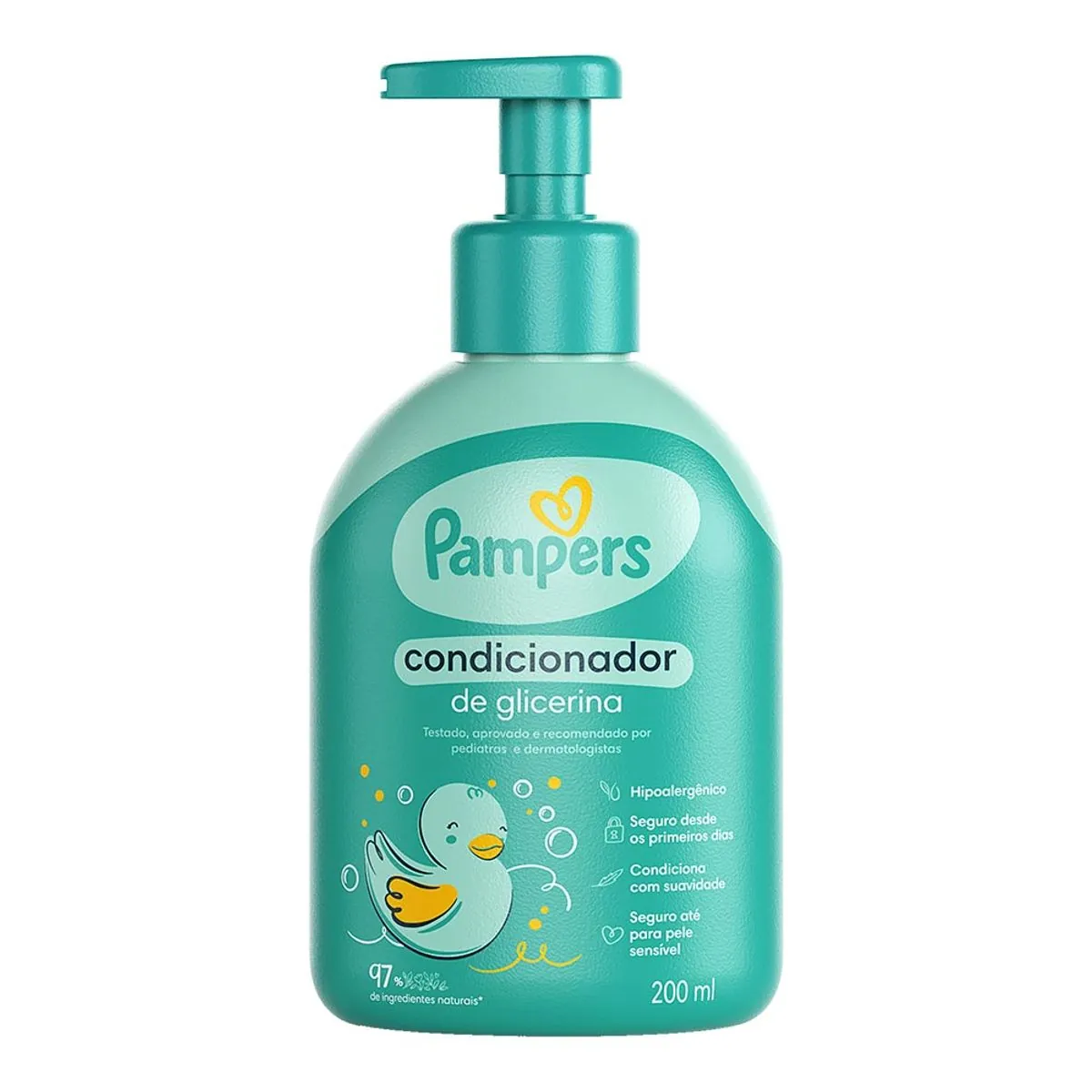 Condicionador Infantil de Glicerina Pampers Frasco 200ml