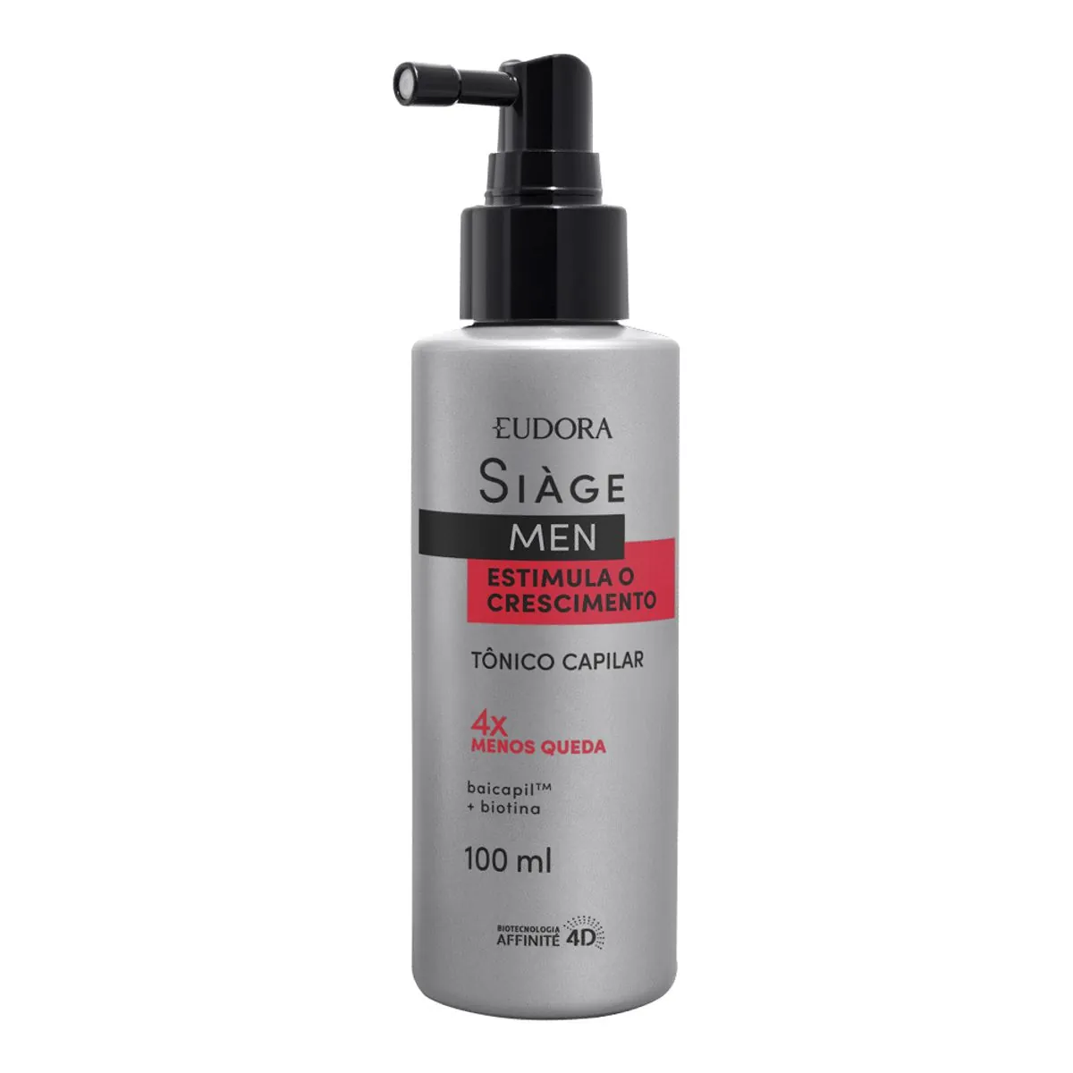 Tônico Capilar Eudora Siàge Men Estimula O Crescimento Frasco 100ml Spray