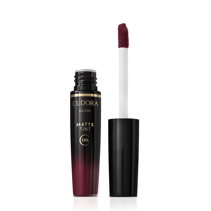 Batom Líquido Glam Matte Tint Fúcsia Sutil Eudora 4ml