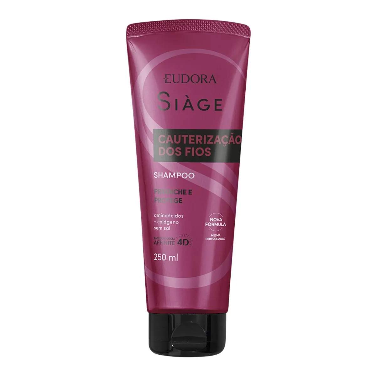 Shampoo Eudora Siàge Cauterização Dos Fios Bisnaga 250ml
