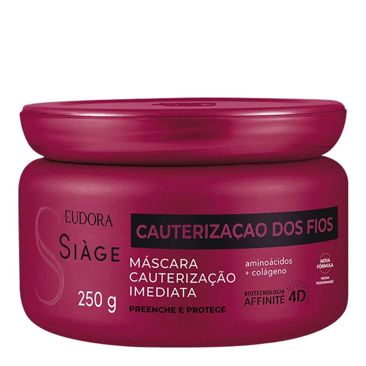 Máscara De Tratamento Eudora Siàge Cauterização Dos Fios Pote 250g