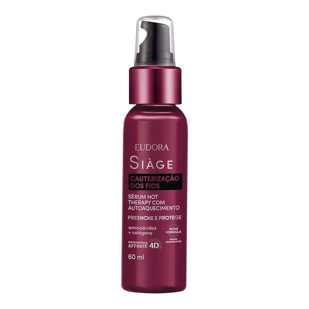 Sérum Eudora Siàge Cauterização Dos Fios Frasco 60ml