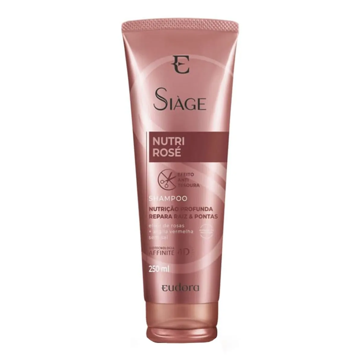 Shampoo Eudora Siàge Nutri Rosé Bisnaga 250ml
