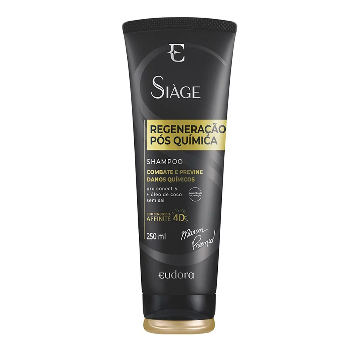 Shampoo Eudora Siàge Regeneração Pós Química Bisnaga 250ml
