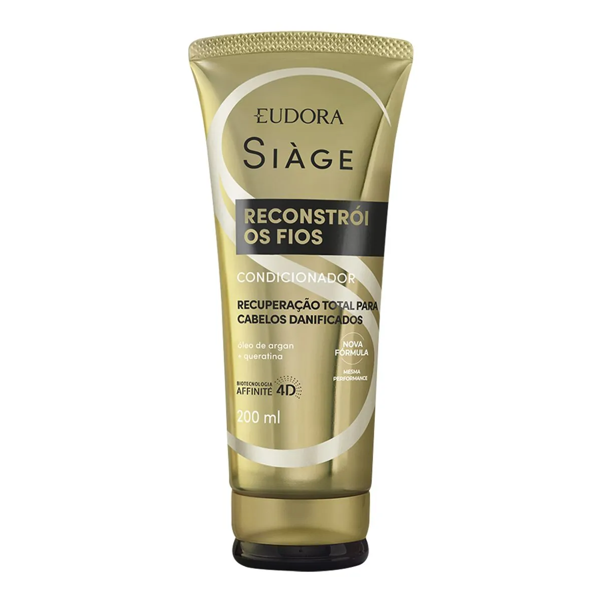 Condicionador Eudora Siàge Reconstrói Os Fios Bisnaga 200ml
