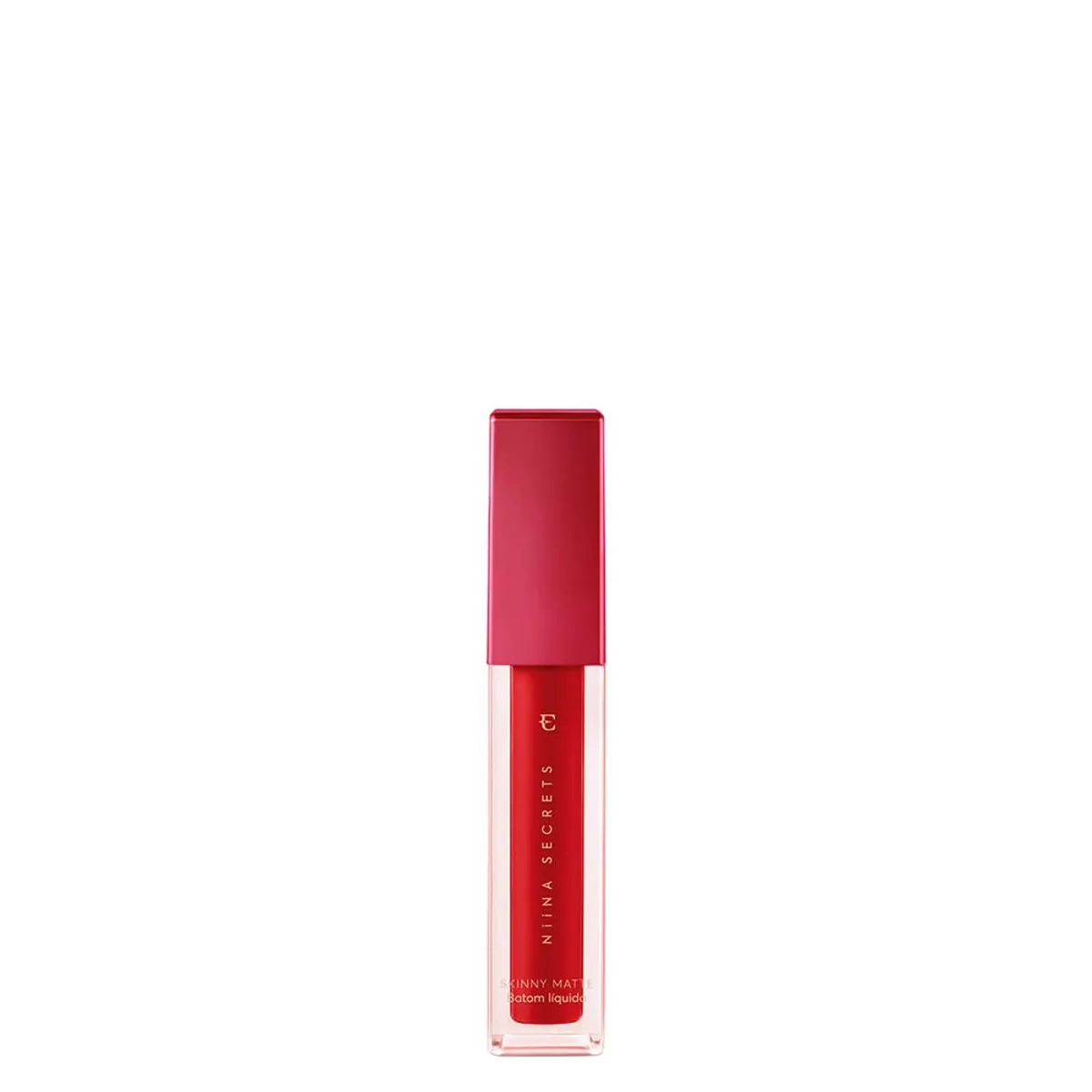 Batom Liquido Niina Secrets Skinny Matte Vermelho Hibisco 5ml