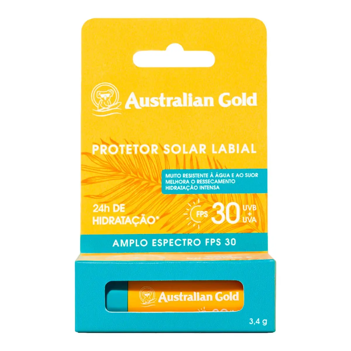 Protetor Solar Labial Australian Gold Fps30 3,4g