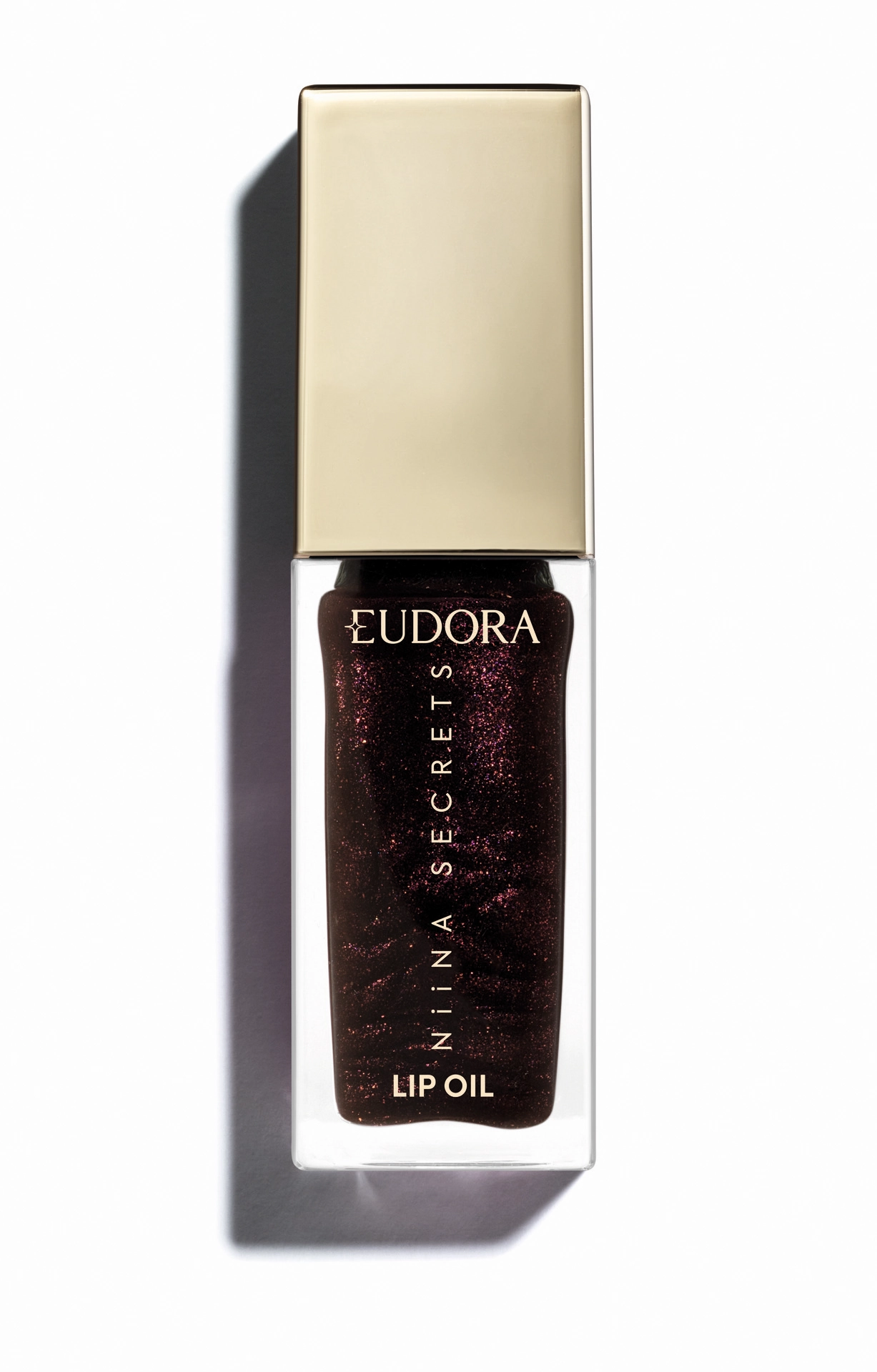 Gloss Labial Niina Secrets Lip Oil Shine Flowers Rosa Rosa Negra 7ml