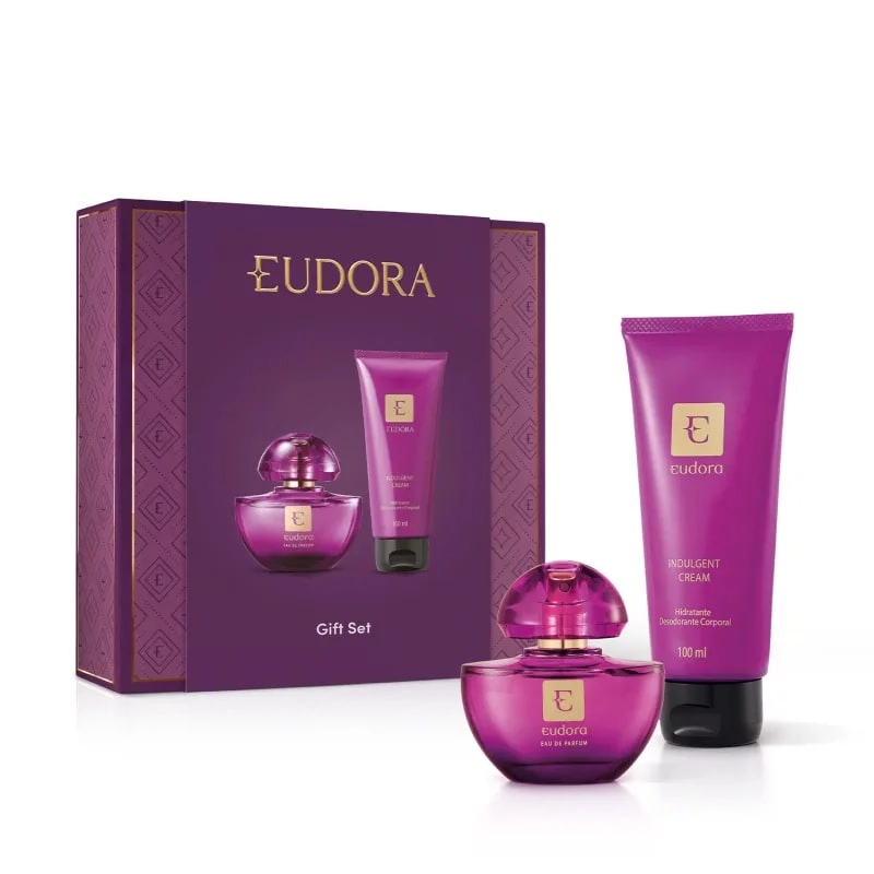 Kit Eudora Gifts Perfume Edp 35ml Hidratante Corporal 100ml