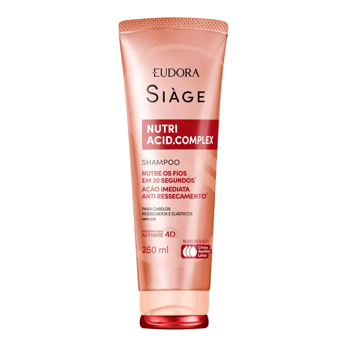 Shampoo Eudora Siàge Nutri Acid.complex Bisnaga 250ml