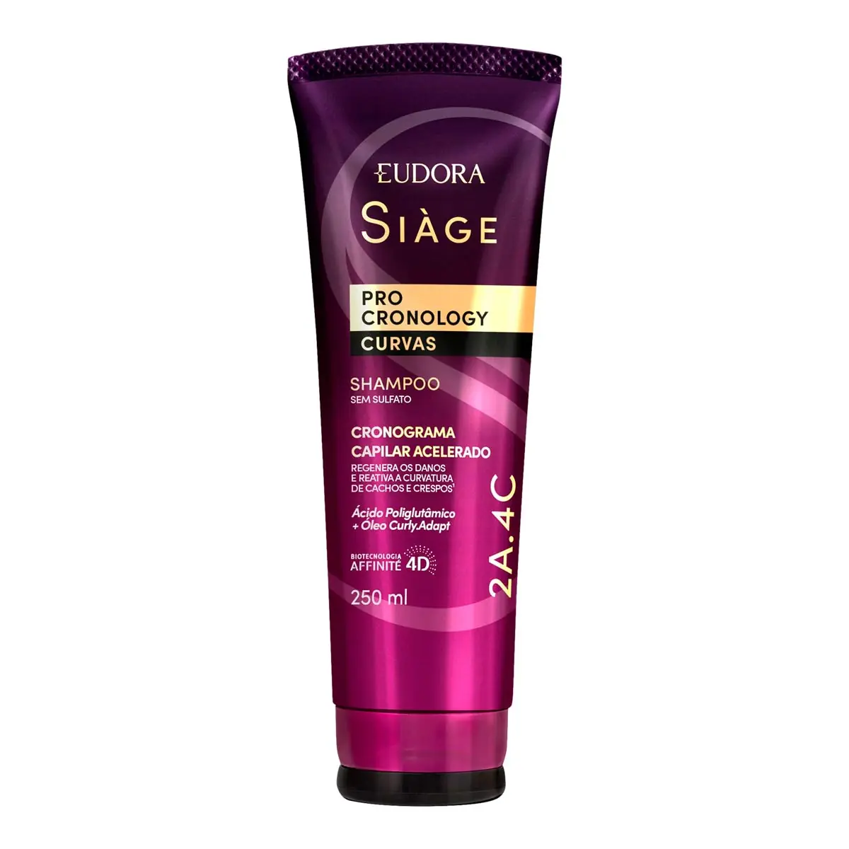 Shampoo Eudora Siàge Pro Cronology Curvas Bisnaga 250ml