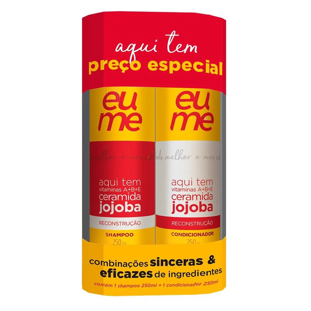 Kit De Shampoo E Condicionador EUME Reconstrução Frasco 250ml