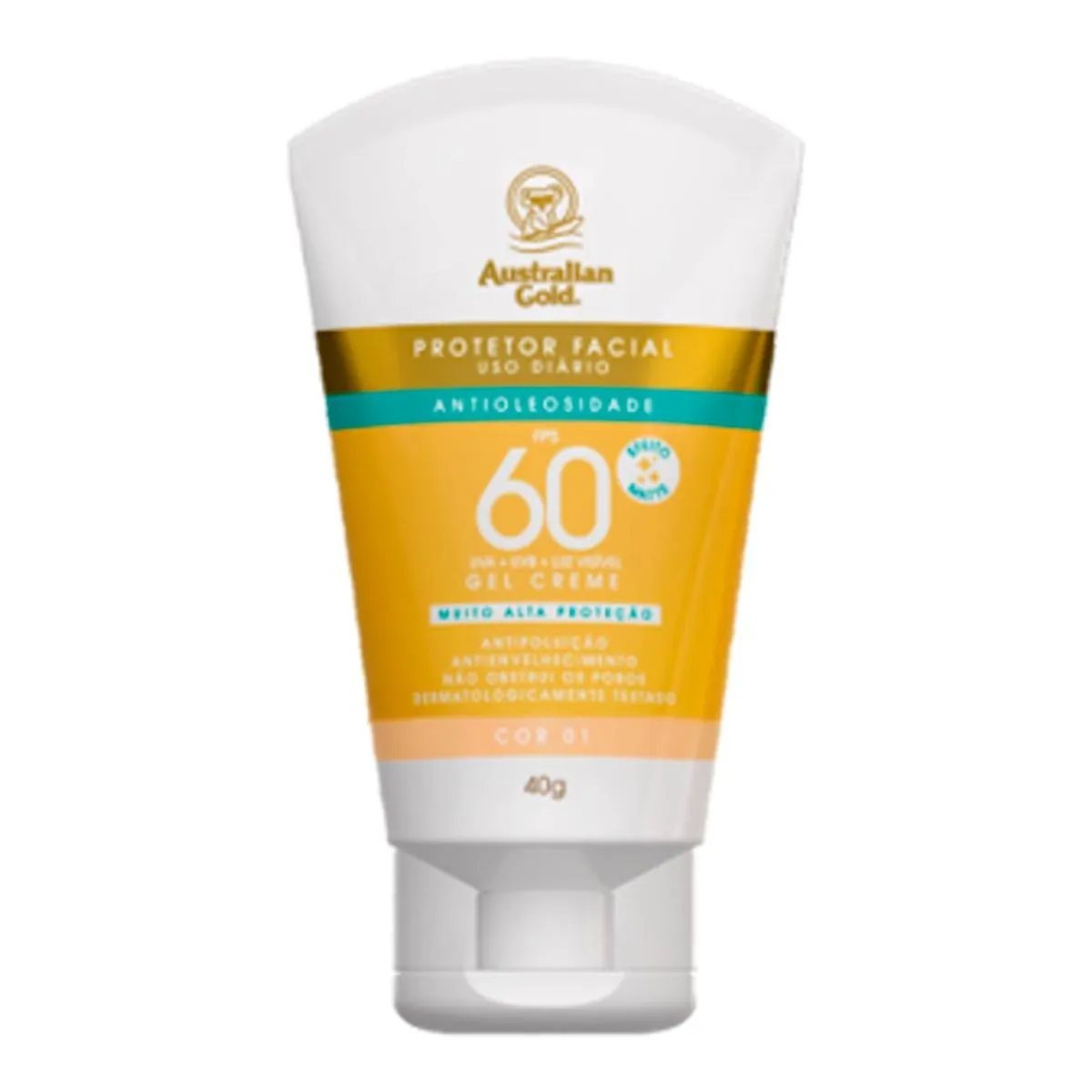 Prot Facial Australian Gold Fps60 C1 40g