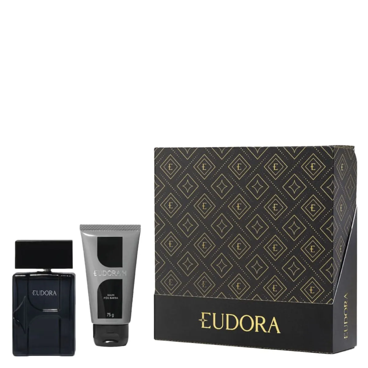 Kit Perfume Eudora H Masculino - Colônia 100ml + Pós-Barba 75g - Coffret