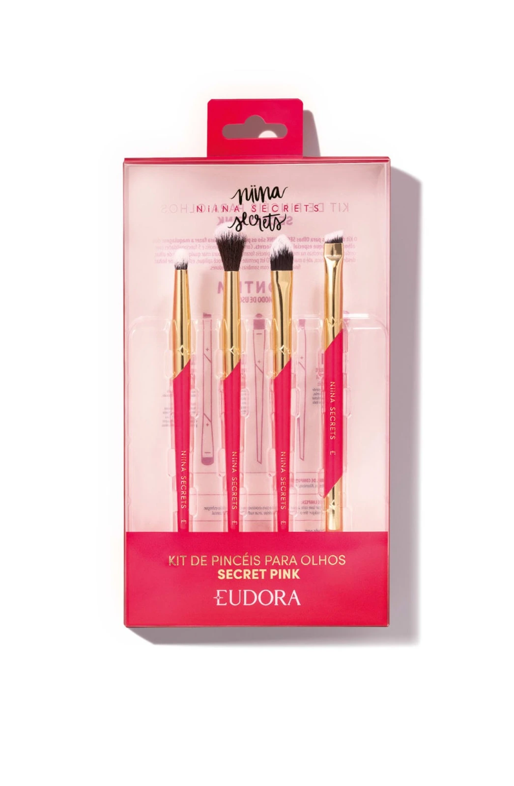 Kit Pincel De Maquiagem Niina Secrets P/olhos
